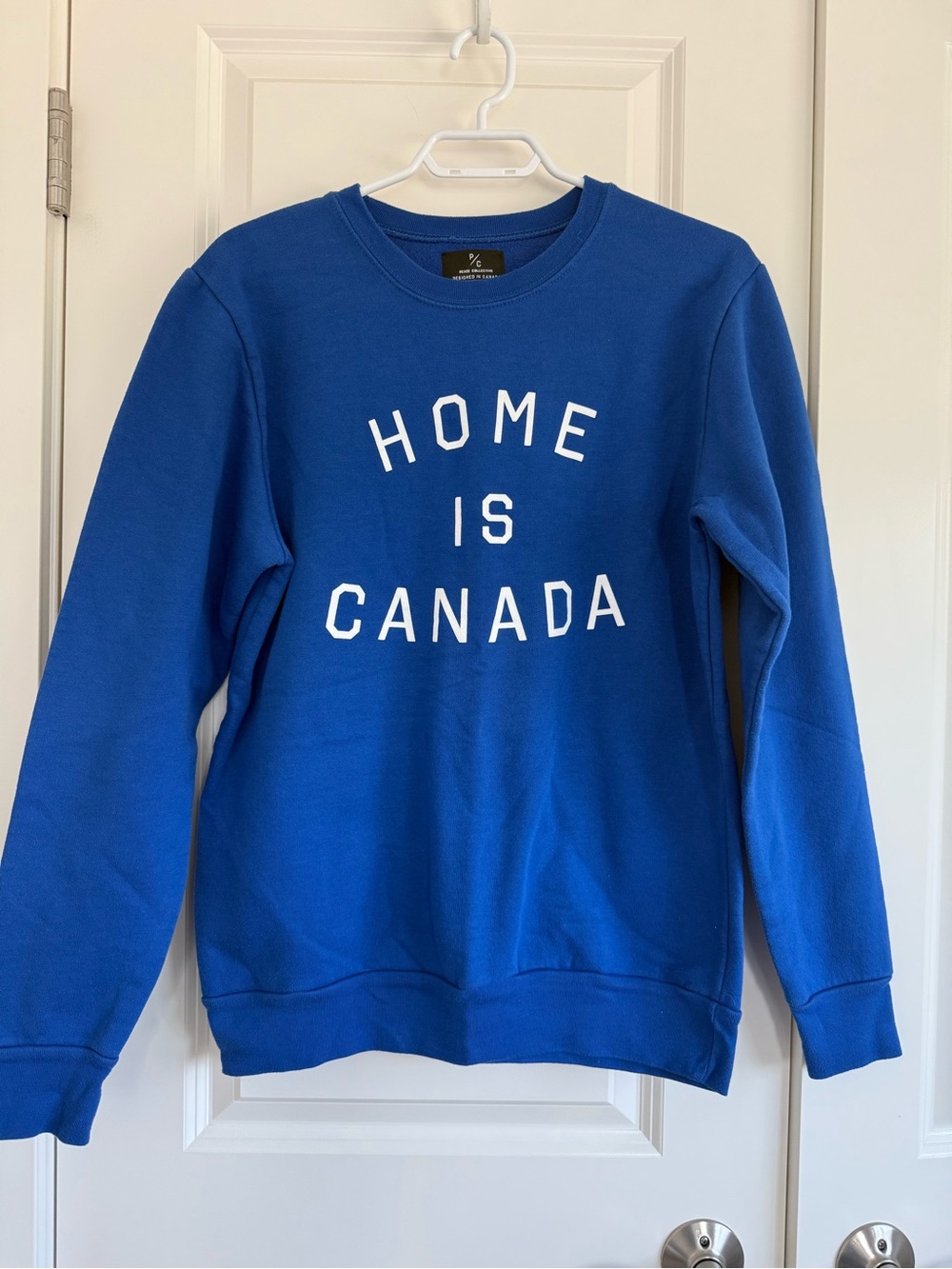 Peace Collective Royal Blue 'Home Is Canada' Crewneck Sweatshirt